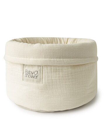 Babyshower Opbergmandje Small - Ivory Powder