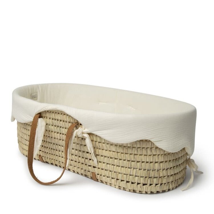 Babyshower Little Cloud Moses Basket Dressing - Ivory Powder