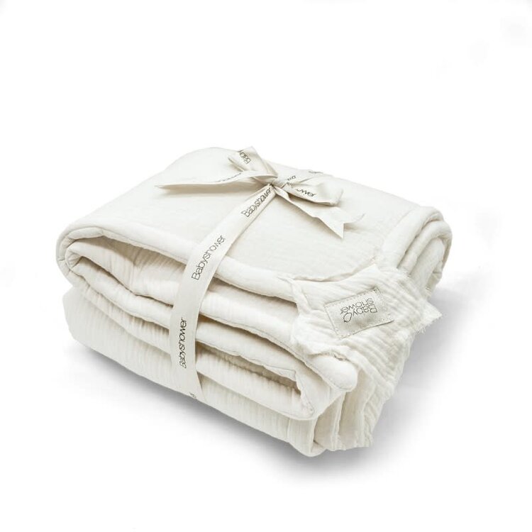 Babyshower Big Little Plaid - Ivory Powder