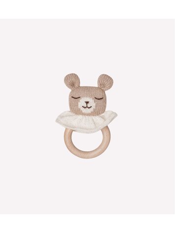 Main Sauvage Teething Ring - Teddy Sand