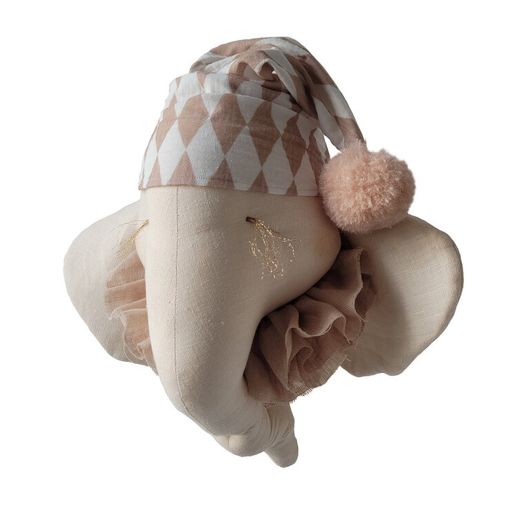 Love me Decoration Dierenhoofd Olifant - Penny Light Beige