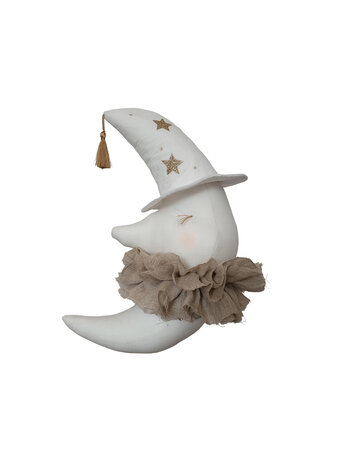 Love me Decoration Maan - Cream Star Dust
