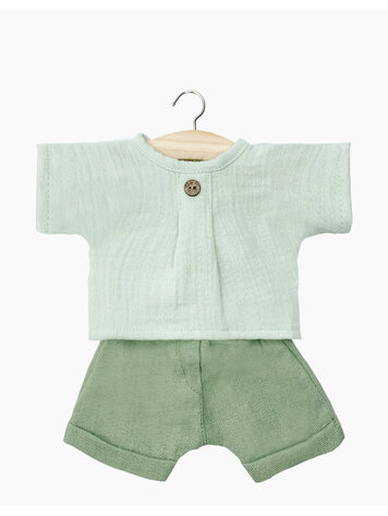 Minikane Doll Outfit - Jules Et Top Mao Vert