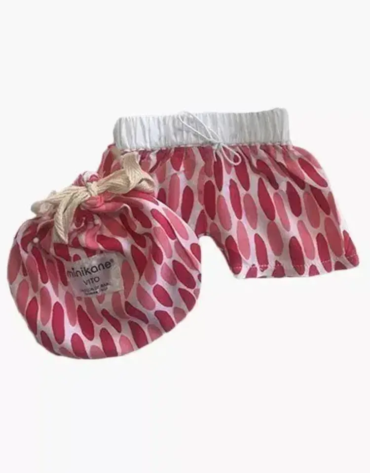 Minikane Doll Shorts - Vito Dots Rose