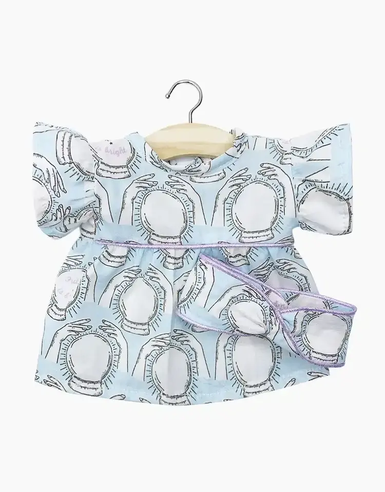 Minikane Poppen Dress And Headband - Daisy Future is bright