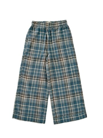 Long Live The Queen Check Pants - Blue Check