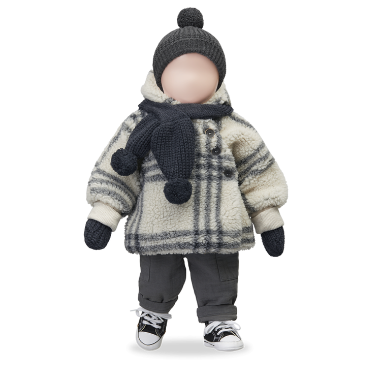 1+ in the family Demi Mittens - Anthracite