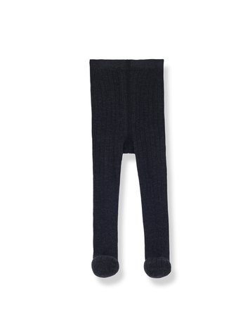 1+ in the family Sira Ribbed Tights - Anthracite