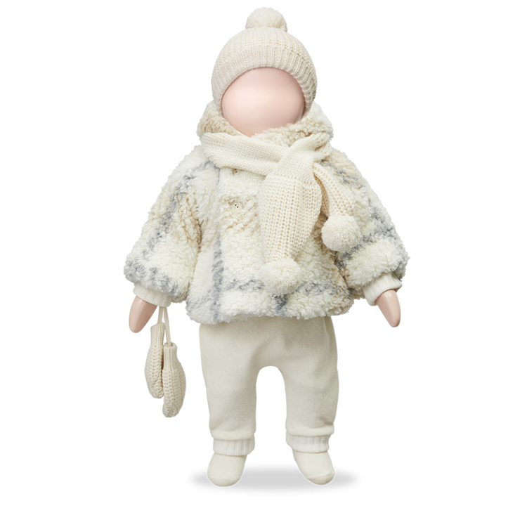 1+ in the family Bruna Scarf - Ecru