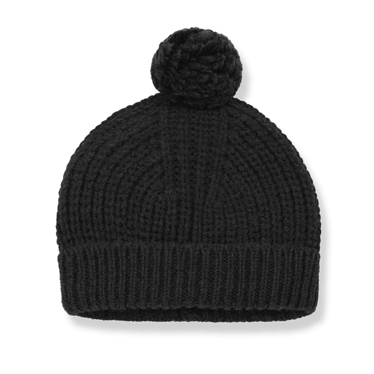 1+ in the family Erna Pom Pom Beanie - Anthracite