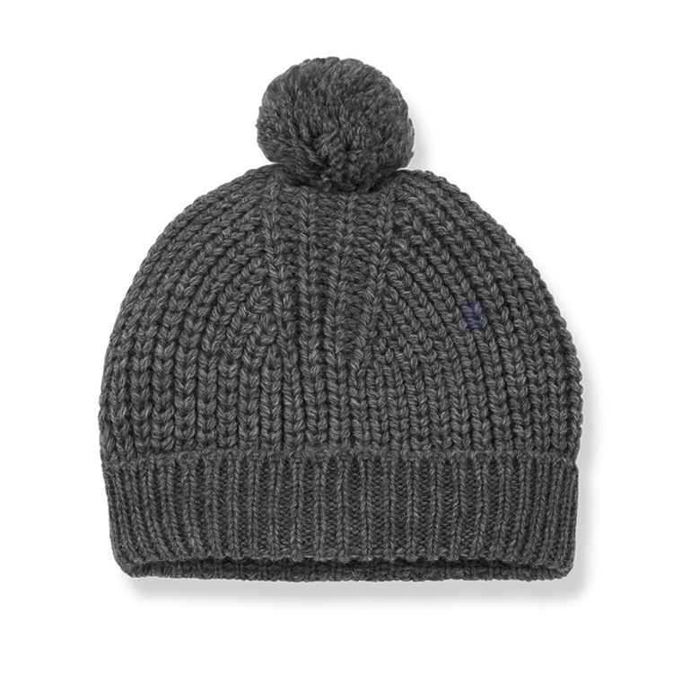1+ in the family Erna Pom Pom Beanie - Grey