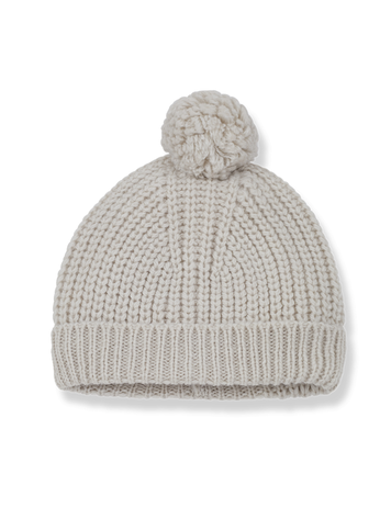 1+ in the family Erna Pom Pom Beanie - Oatmeal