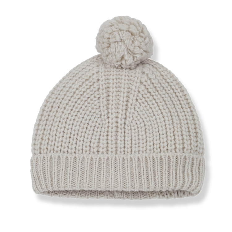 1+ in the family Erna Pom Pom Beanie - Oatmeal