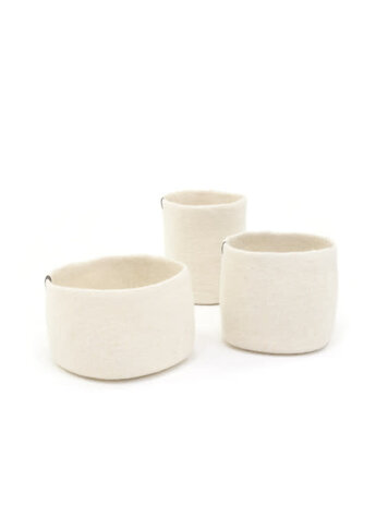 Muskhane Set Of 3 Nested Baskets - Natural