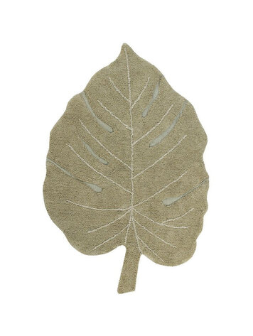 Lorena Canals Tapijt - Monstera Olive
