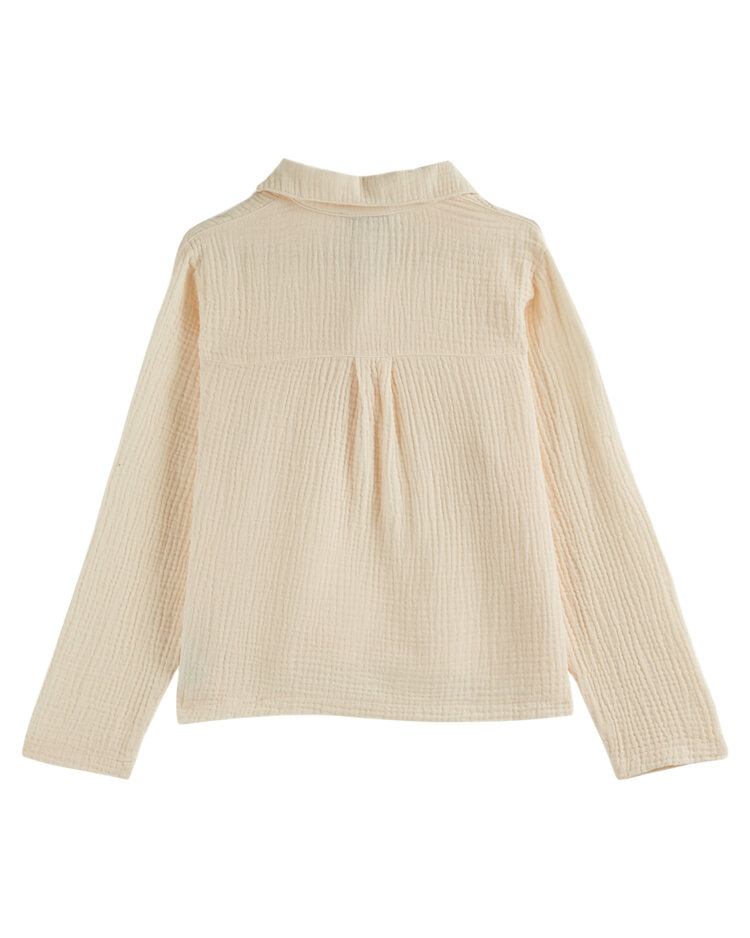 Emile et ida Kurta Gaze De Coton - Creme