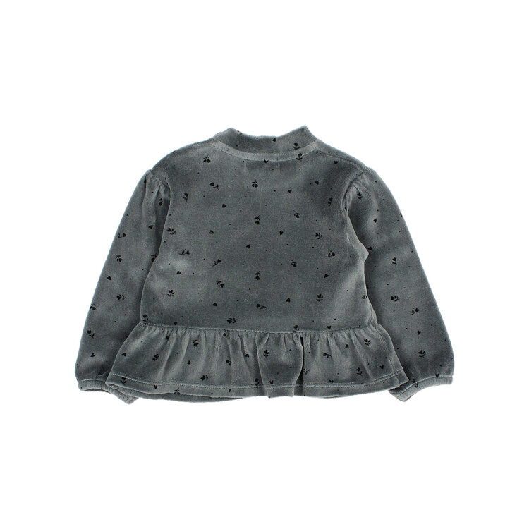 Buho Velvet Cuore Top - Elephant
