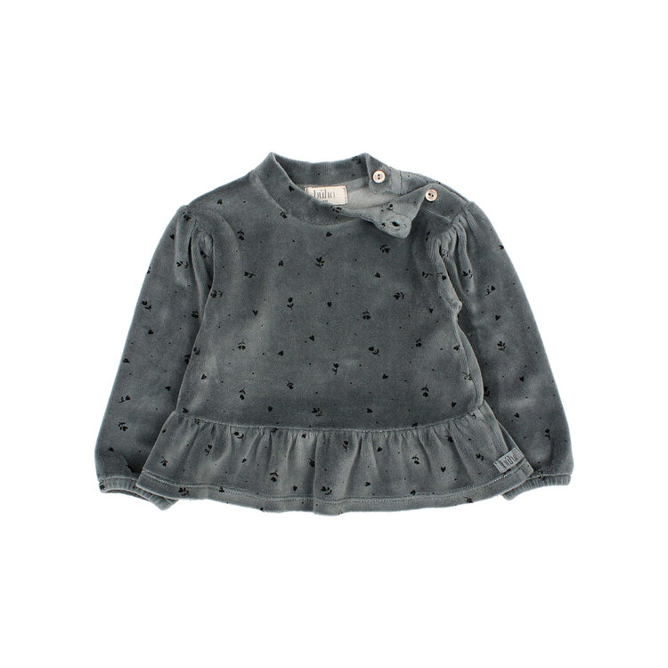 Buho Velvet Cuore Top - Elephant
