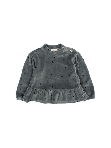 Buho Velvet Cuore Top - Elephant