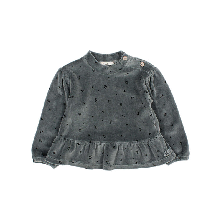 Buho Velvet Cuore Top - Elephant