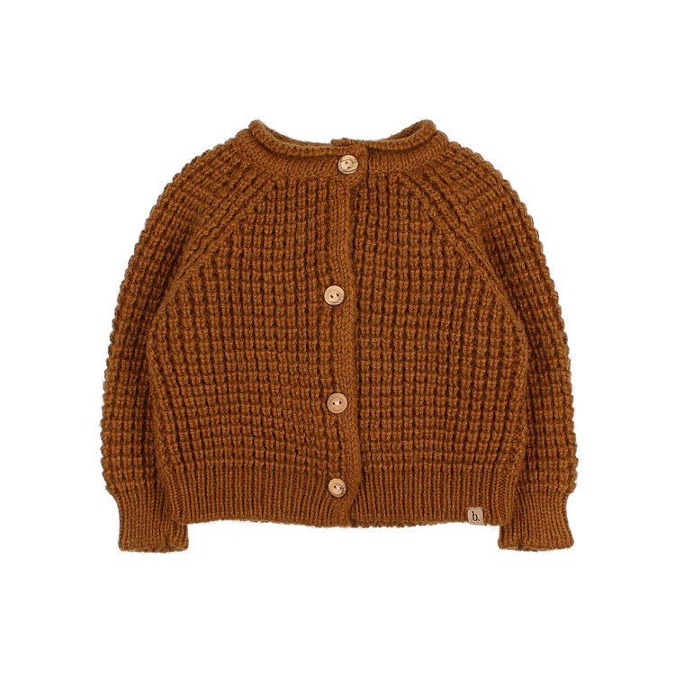 Buho Soft Knit Cardigan - Toffee