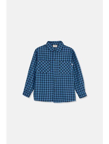 COZMO Samuel Shirt - Gingham Blue