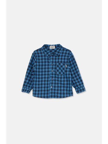 COZMO Samuel Shirt - Gingham Blue