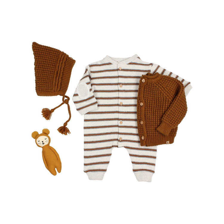 Buho Soft Knit Cardigan - Toffee