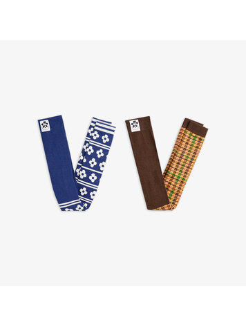 Mini Rodini Flowers 2-Pack Leggings - Multi