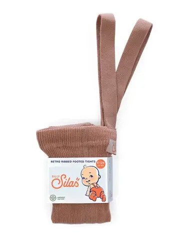 Silas Footed Cotton Tights - Light Brown