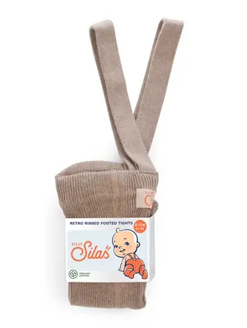 Silas Footed Cotton Tights - Peanut Blend