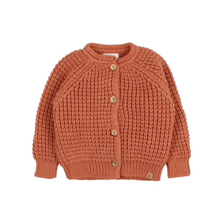 Buho Soft Knit Cardigan - Terracota