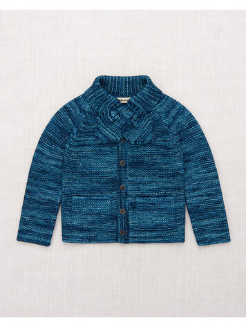 Misha & Puff Scout Cardigan - Ocean Space Dye