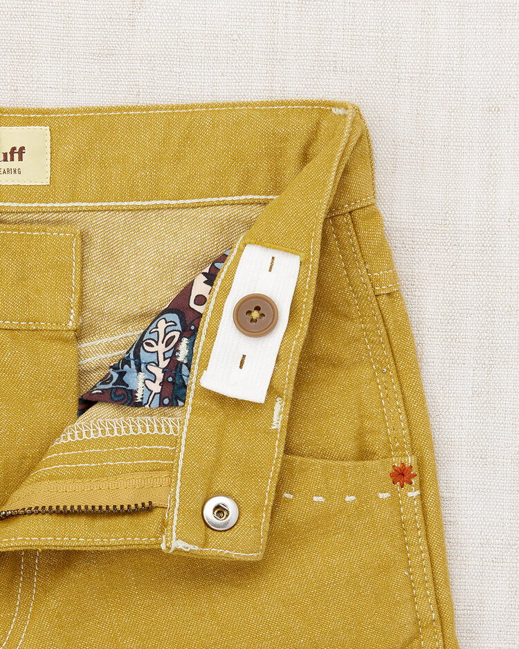 Misha & Puff Slim Flared Jeans - Ochre Denim