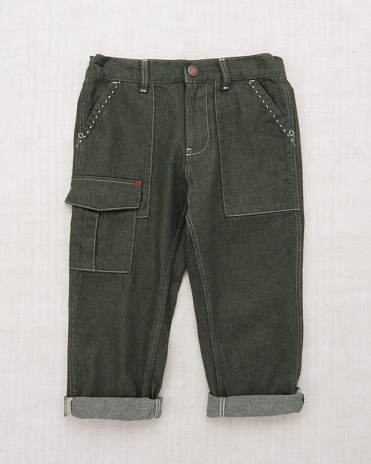 Misha & Puff Utility Jeans - Sage Denim