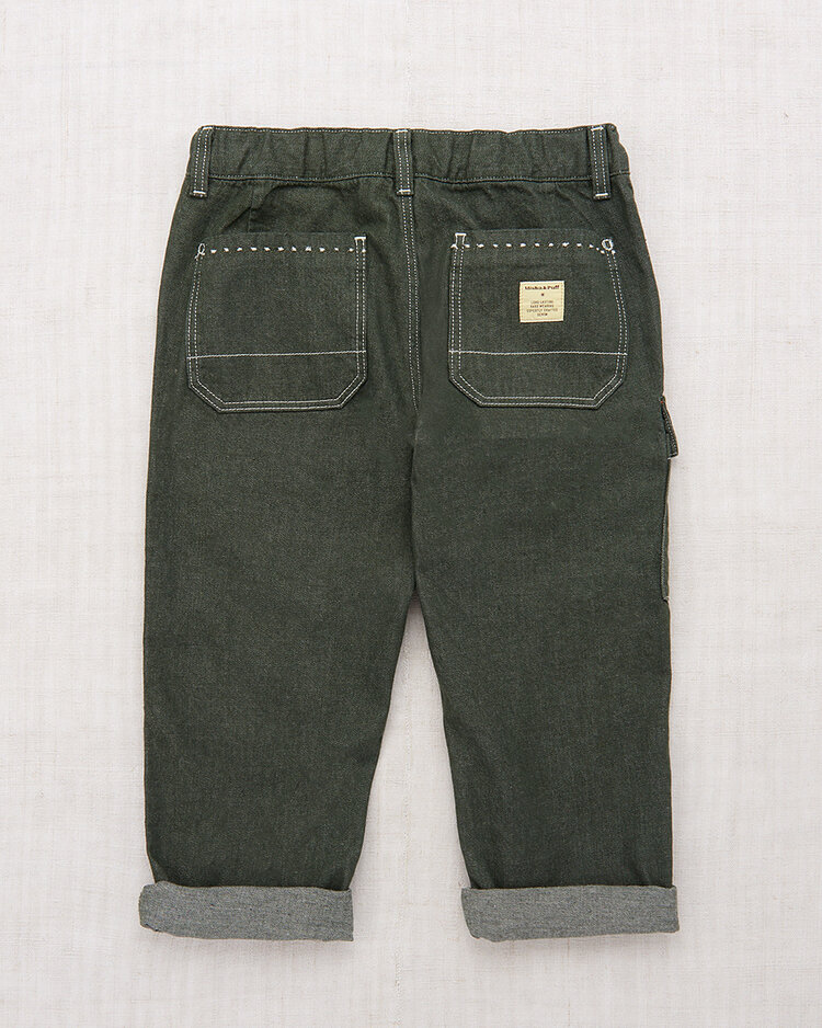 Misha & Puff Utility Jeans - Sage Denim