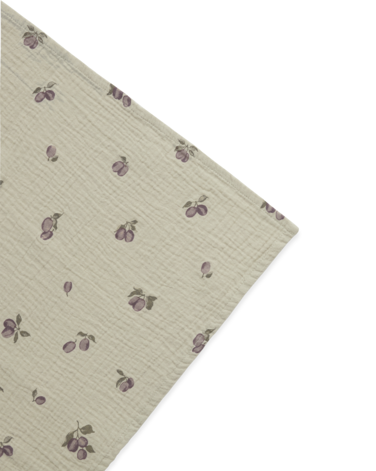 Garbo&friends Muslin Swaddle Blanket - Prune Green