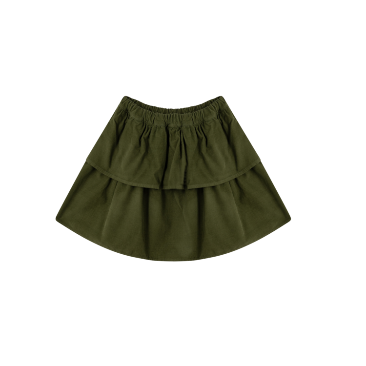 Babe & Tess Mini Olivia Skirt Forest Colors Foresta Green