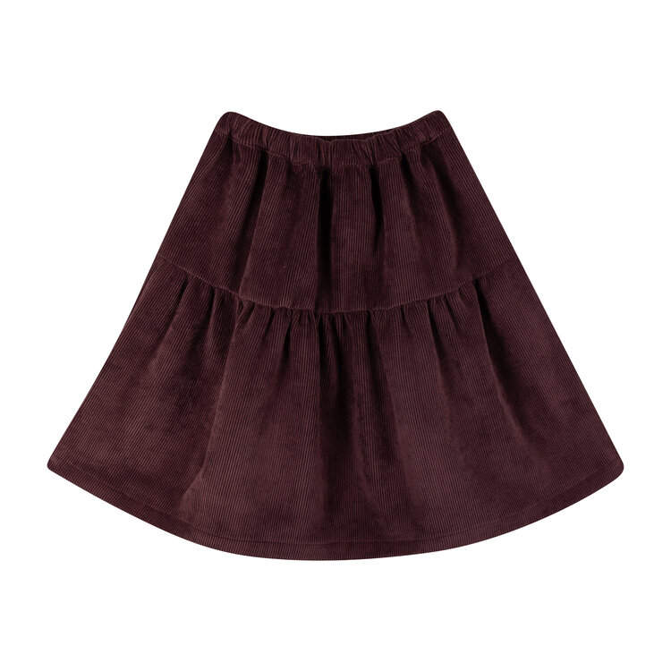 Babe & Tess Midi Skirt - Plum