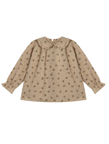 Babe & Tess Elena Chemise Mini Vintage Flowers - Old Rose