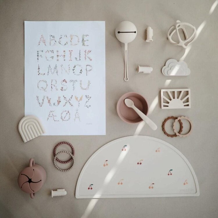 Mushie Placemat - Cherries