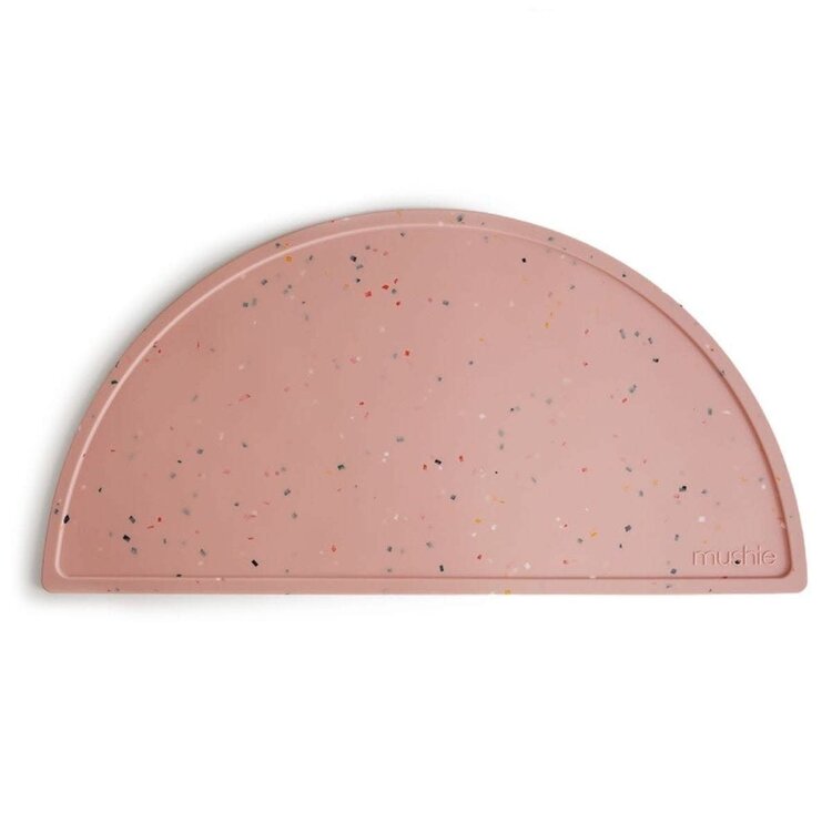 Mushie Placemat - Confetti - Pink Powder