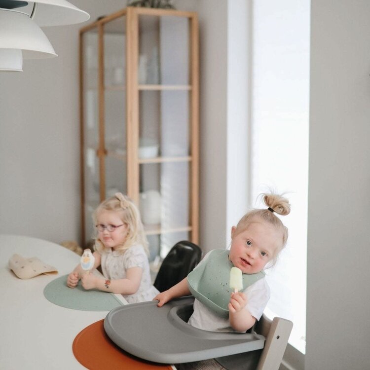 Mushie Placemat - Cambridge Blue