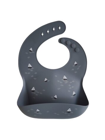 Mushie Silicone Bib - Boats