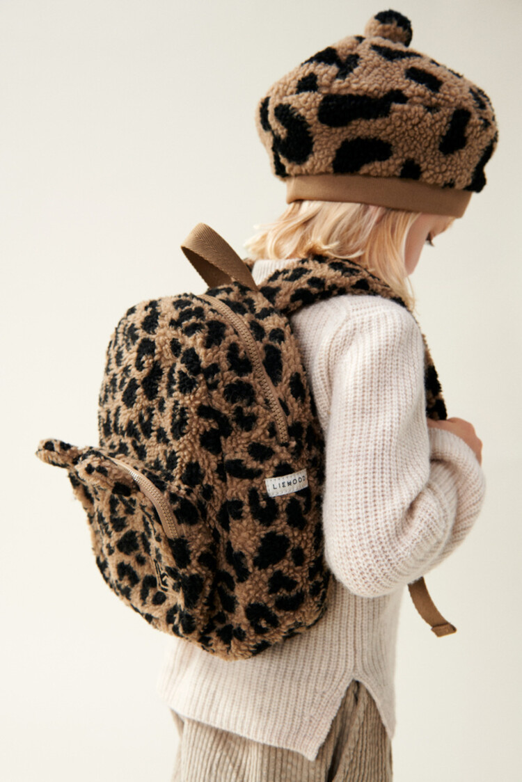 Liewood Allan Pile Backpack - Mega leo / Oat mix