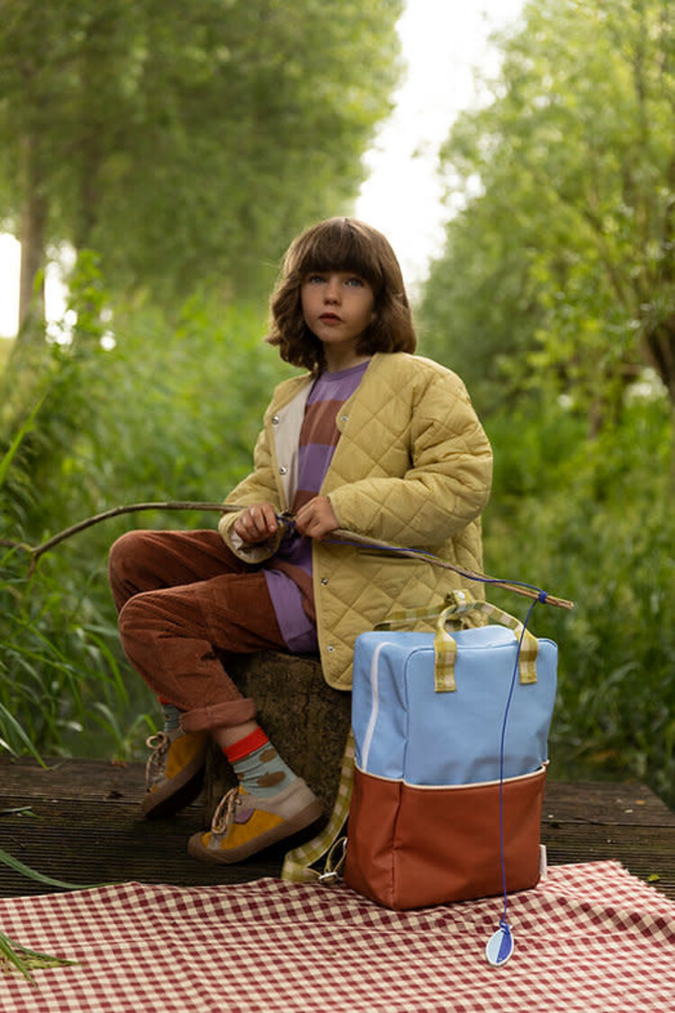 Sticky Lemon Backpack Large / blueberry+willowbrown+peargreen