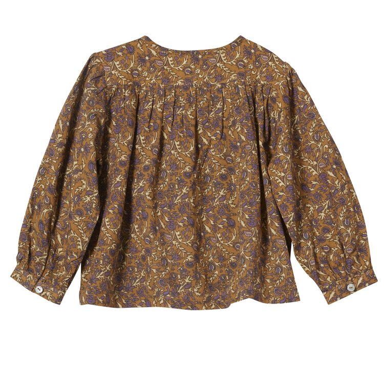 Bonheur Du Jour Penelope Blouse - Caramel/ Lilas