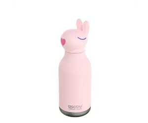 petit monkey drinkfles met rietje konijntje - 380 ml