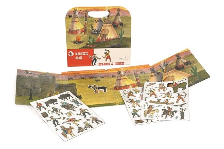 Egmont Toys Magneetspel - Cowboy & Indiaan