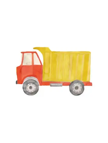 Muursticker - Truck Multi